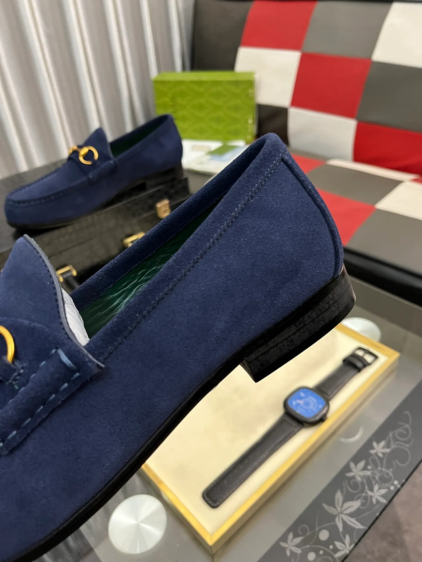Men's Men's Shoes 💰540⌚️⌚️【GUCCI】The most popular classic Gucci leather shoes. Synchronized with the official website, the upper is made of Italian first-layer cowhide ➕cowhide lining, with unique brand and unique craftsmanship. Highlighting the hot style of the new year. Stop hesitating, stop wandering, get it now. Digital: 38--444️⃣colors available